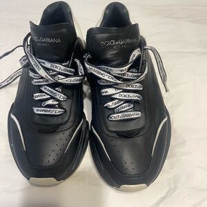 Dolce & Gabbana Black Sneakers Modern Athletic Design